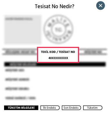 tesisat no nedir